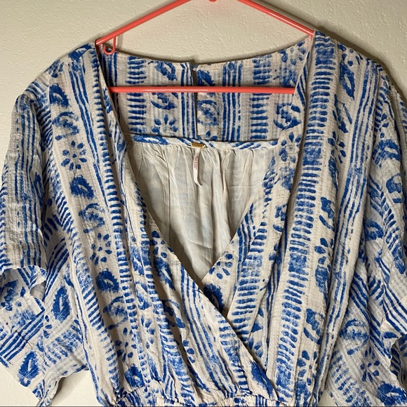 FREE PEOPLE printed Put A Ring On It romper S - Picture 6 of 15